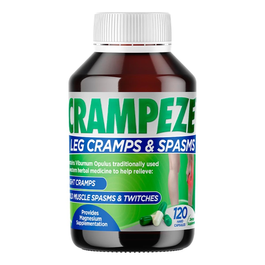 Crampeze Night Cramps for Leg Cramps & Spasms 120 Hard Capsules