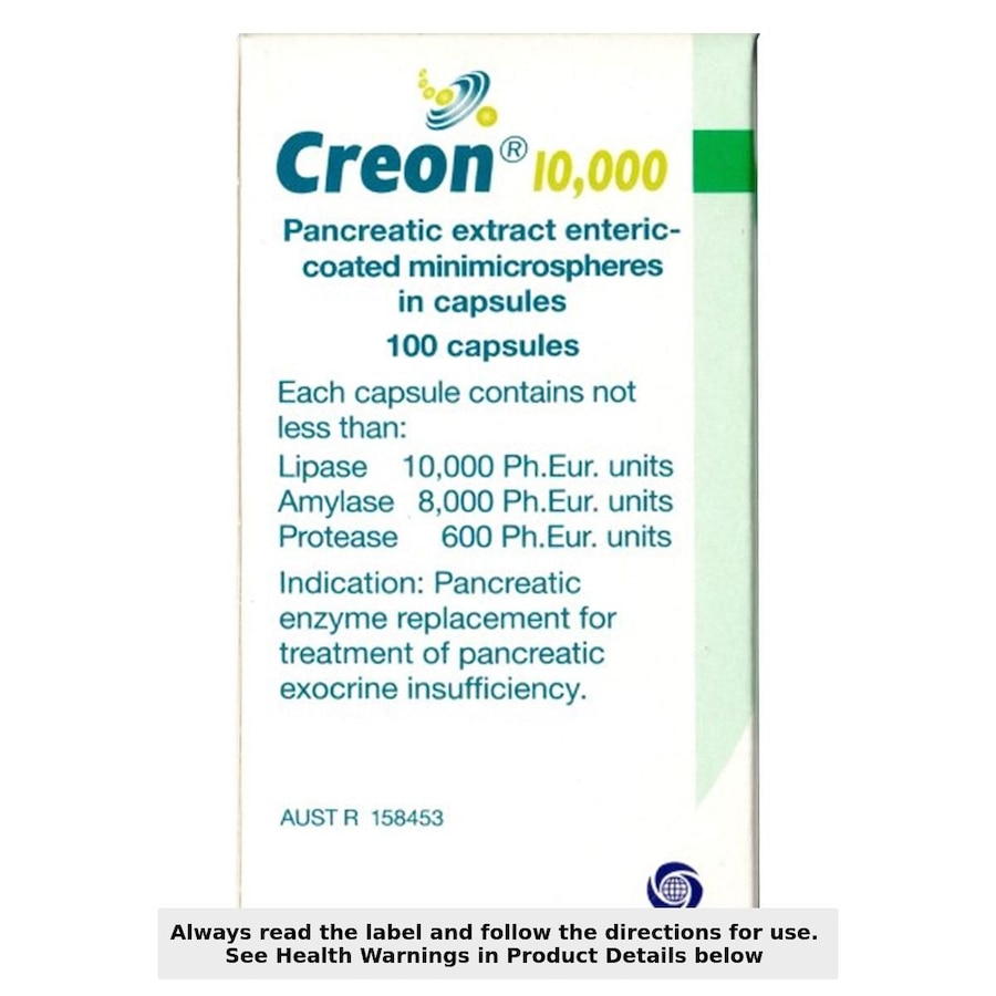 Creon 10 000 100 Capsules