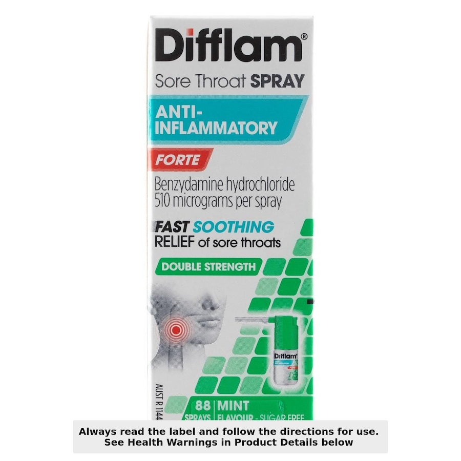Difflam Forte Sore Throat Spray Fresh Mint 15ml