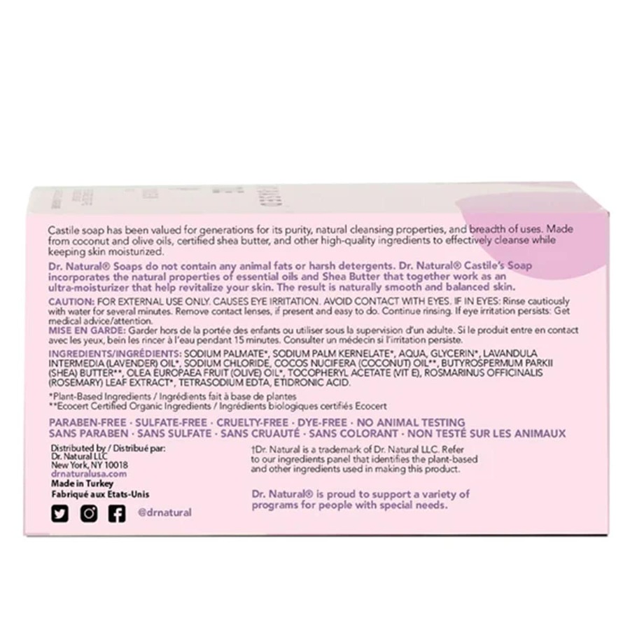 Dr. Natural Bar Soap Lavender 1 Pack