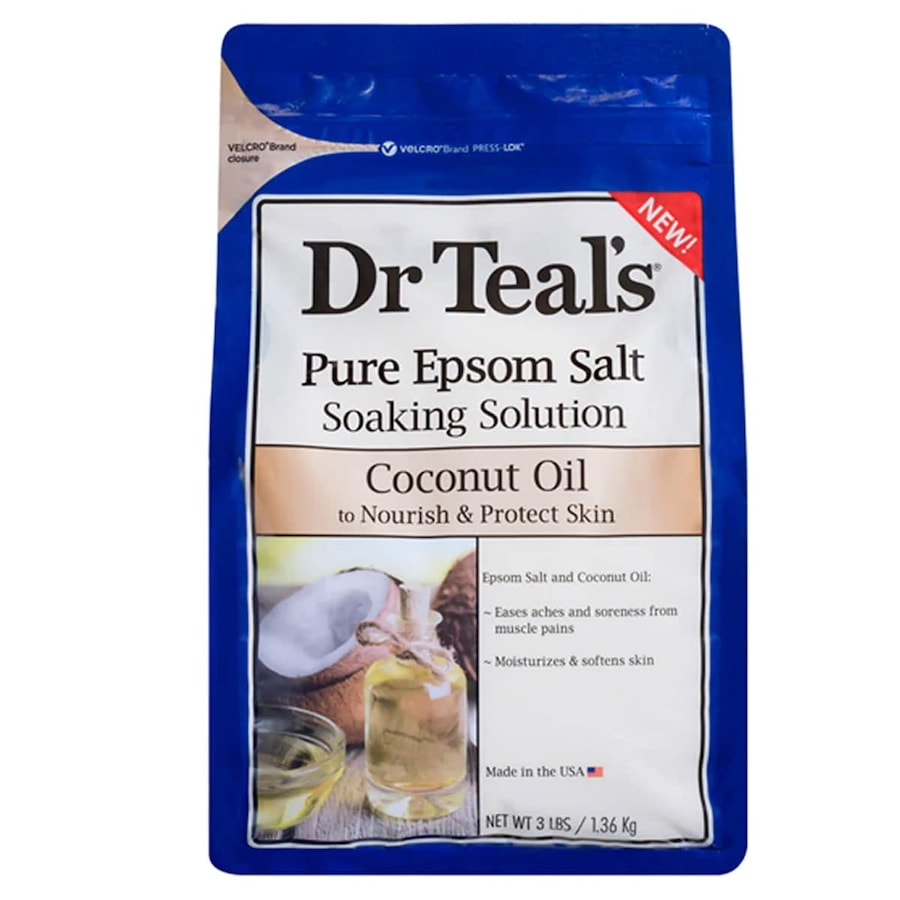 Dr Teals Epsom Salt Coconut Oil 1.36kg