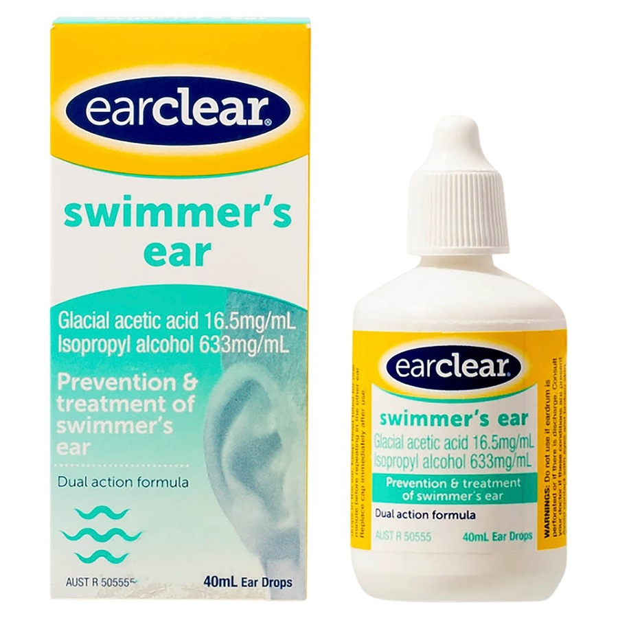 EarClear Ear Drops for Swimmers Ear 40ml