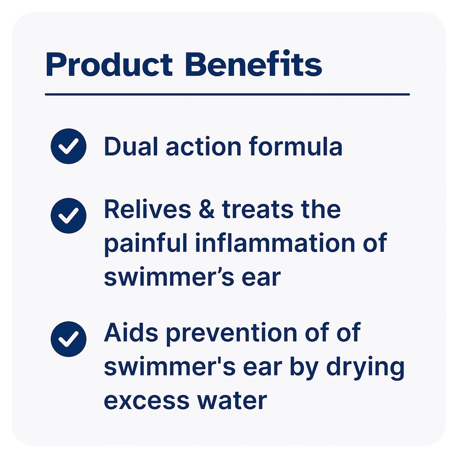EarClear Ear Drops for Swimmers Ear 40ml
