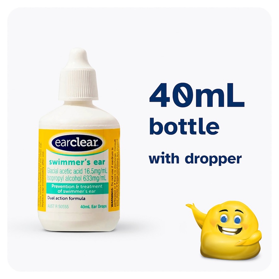 EarClear Ear Drops for Swimmers Ear 40ml