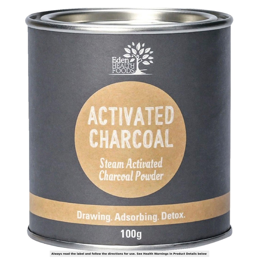 Eden Healthfoods Steam Activated Charcoal Powder 100g