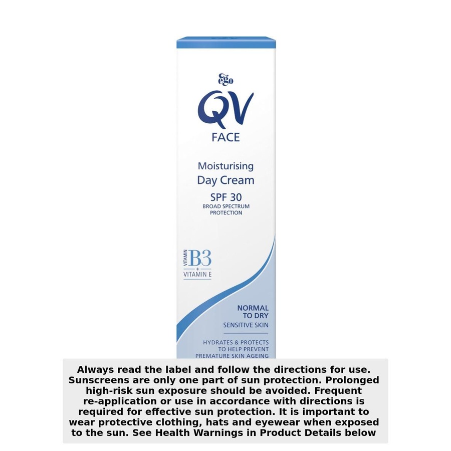 Ego QV Face Moisturising Day Cream SPF30 75g