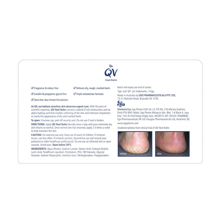 Ego QV Feet Heel Balm 50g