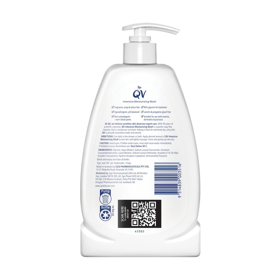 Ego QV Intensive Moisturising Cleanser 500g
