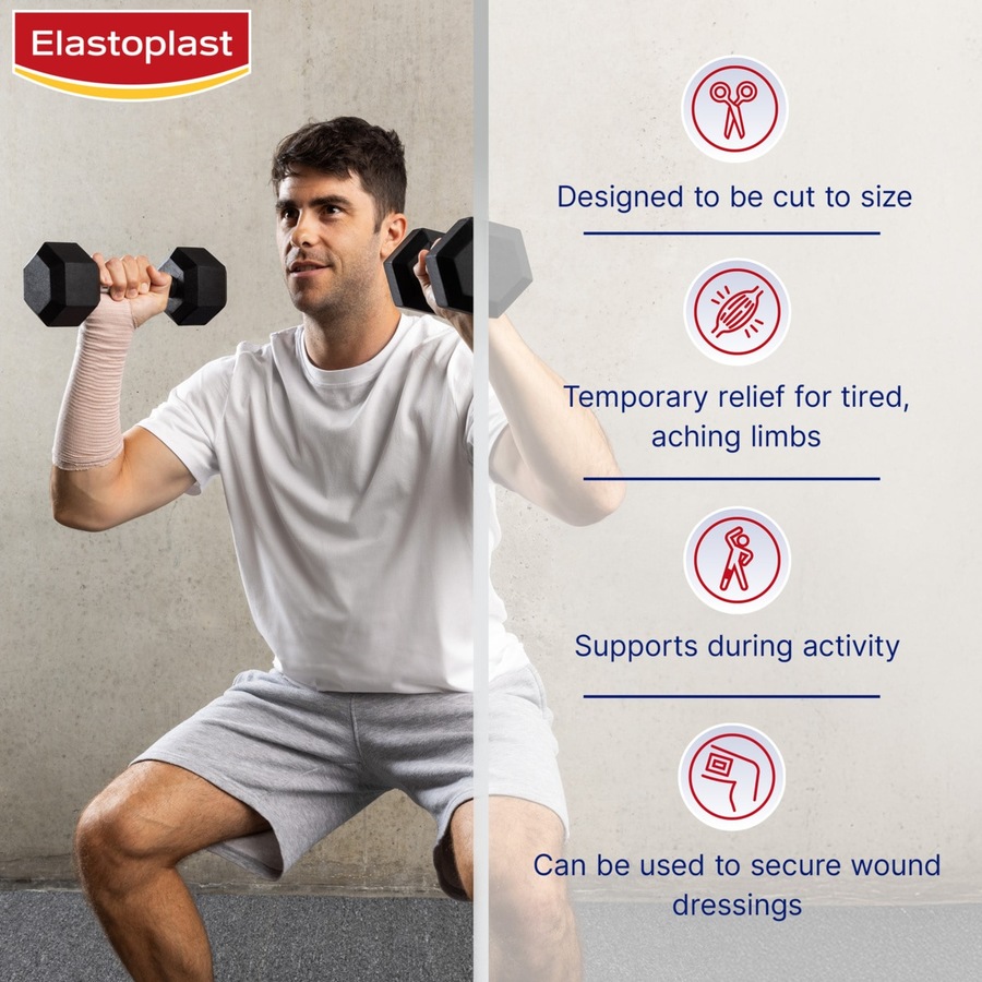 Elastoplast Elastic Tubular Support Bandage Size D 1m