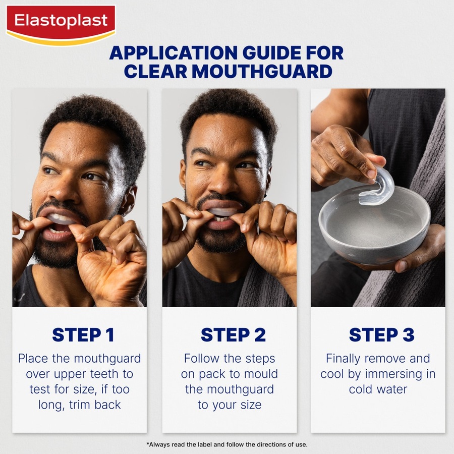 Elastoplast Sport Mouthguard Adult Clear