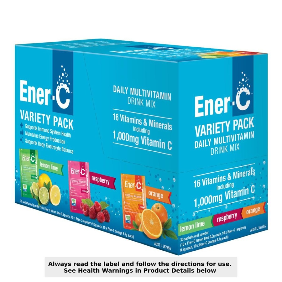 Ener-C Variety Pack Multivitamin Drink Mix 30 Sachets