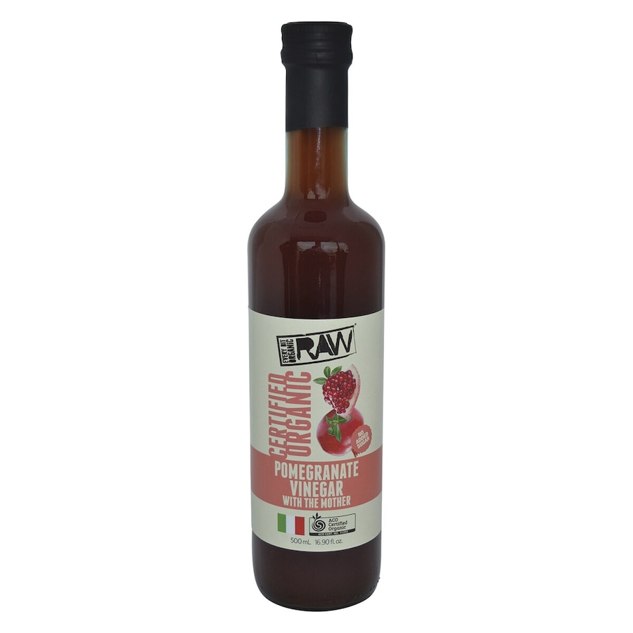 Every Bit Organic Raw Pomegranate Vinegar With The Mother 500ml