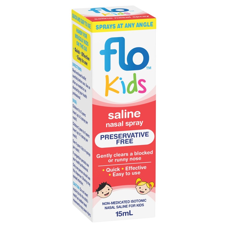 Flo Kids Saline Nasal Spray 15ml