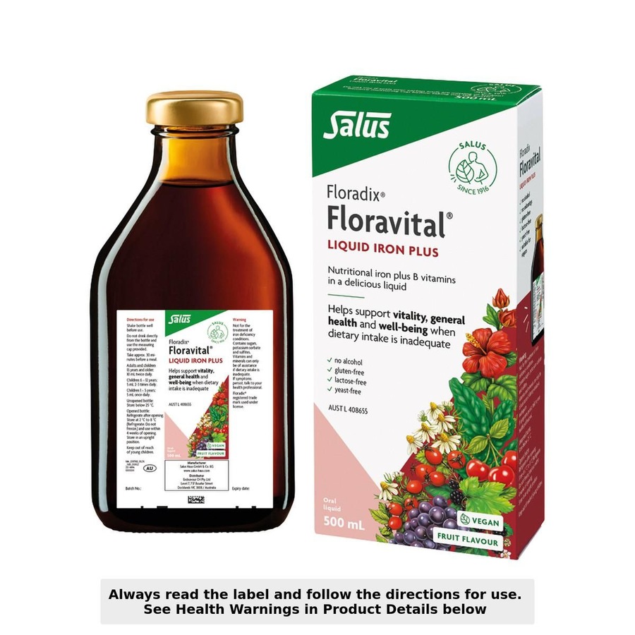 Floradix Floravital Liquid Iron Plus 500ml