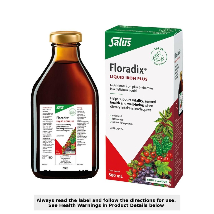 Floradix Liquid Iron Plus Oral Liquid 500ml