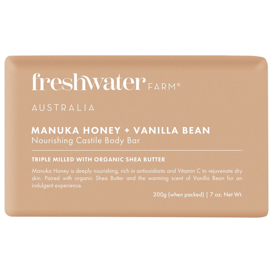 Freshwater Farm Body Bar - Manuka Honey + Vanilla Bean 200g
