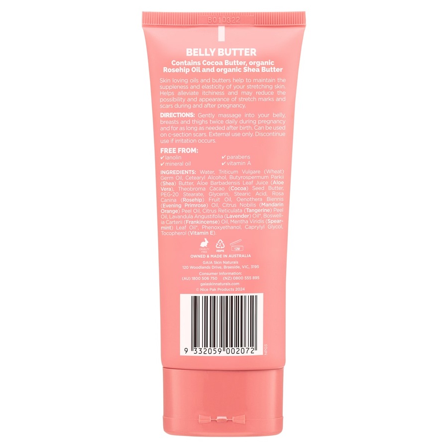 Gaia Skin Natural Pregnancy Belly Butter 150ml