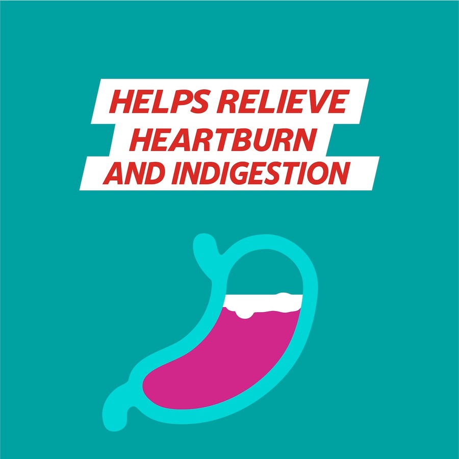 Gaviscon Heartburn & Indigestion Peppermint 24 Chewable Tablets