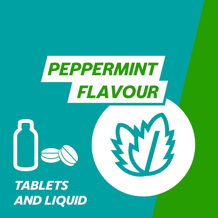 Gaviscon Heartburn & Indigestion Peppermint 24 Chewable Tablets