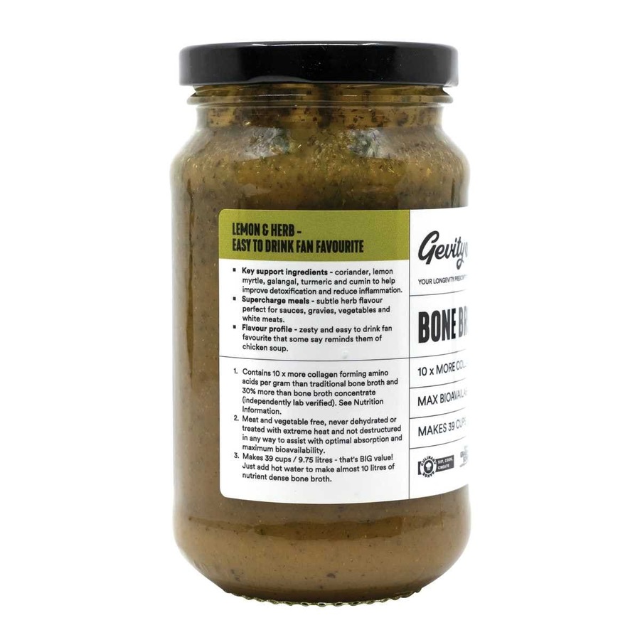 Gevity Rx Bone Broth Body Glue Lemon & Herb 390g