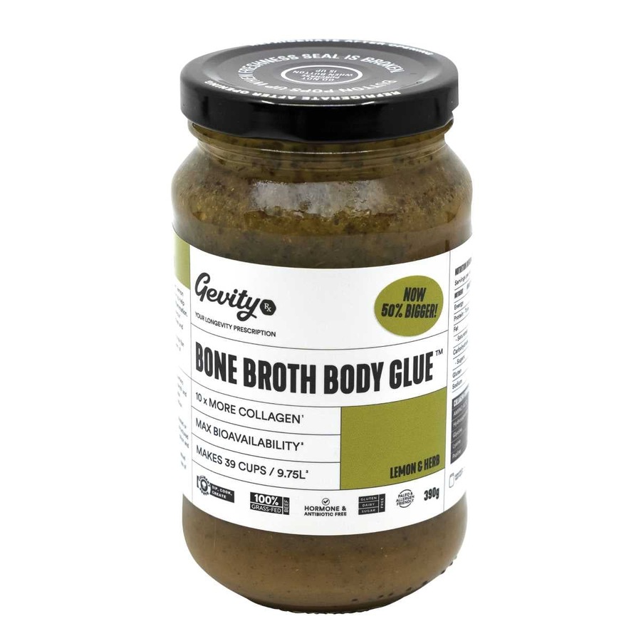 Gevity Rx Bone Broth Body Glue Lemon & Herb 390g