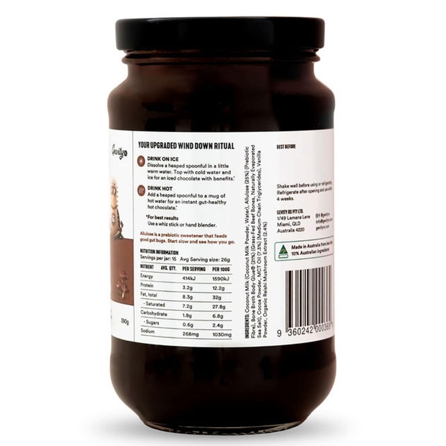 Gevity Rx Chocolate Bone broth Concentrate Relax 390g