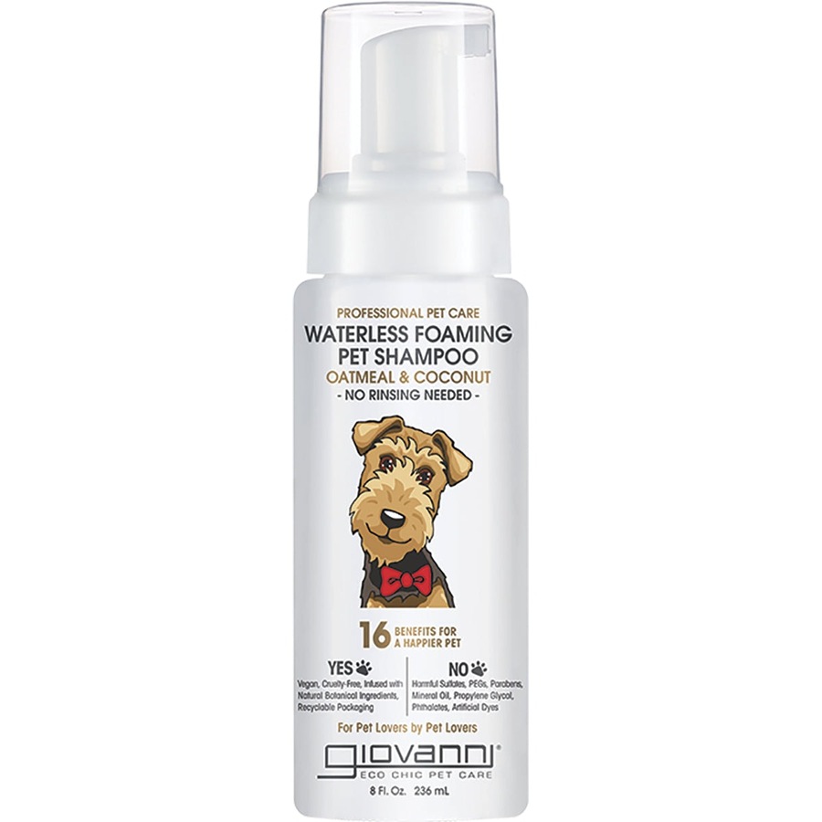 Giovanni Waterless Foaming Pet Shampoo Oatmeal & Coconut 236ml