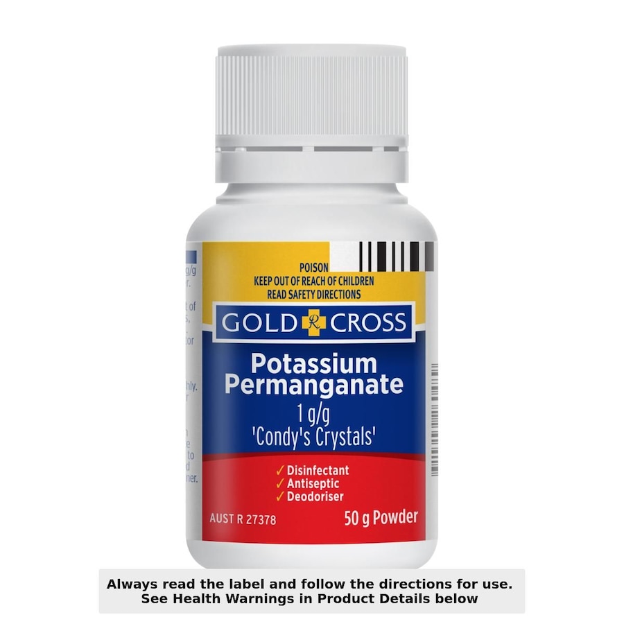 Gold Cross Potassium Permanganate 50g