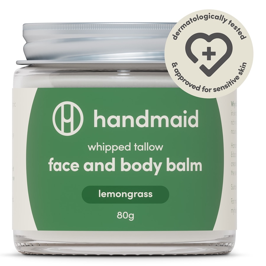 Handmaid Whipped Tallow Face and Body Balm Lemongrass 80g