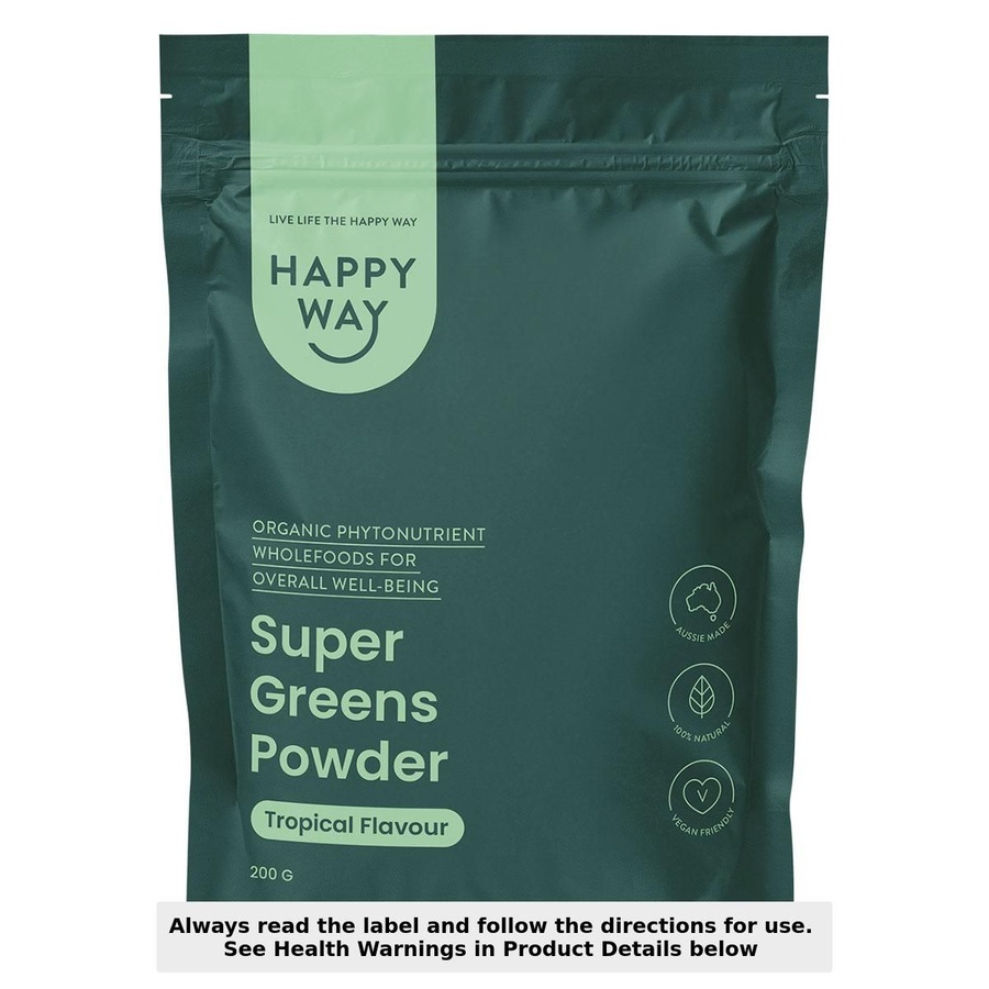 Happy Way Greens Powder Tropical 200g