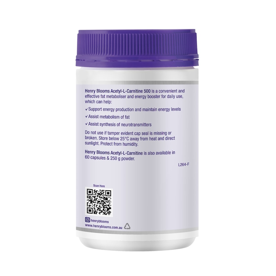 Buy Henry Blooms Acetyl L-Carnitine 500 - 180 Vege Capsules - Everyday Rewards Shop Buy Henry Blooms Acetyl L-Carnitine 500 - 180 Vege Capsules - Everyday Rewards Shop