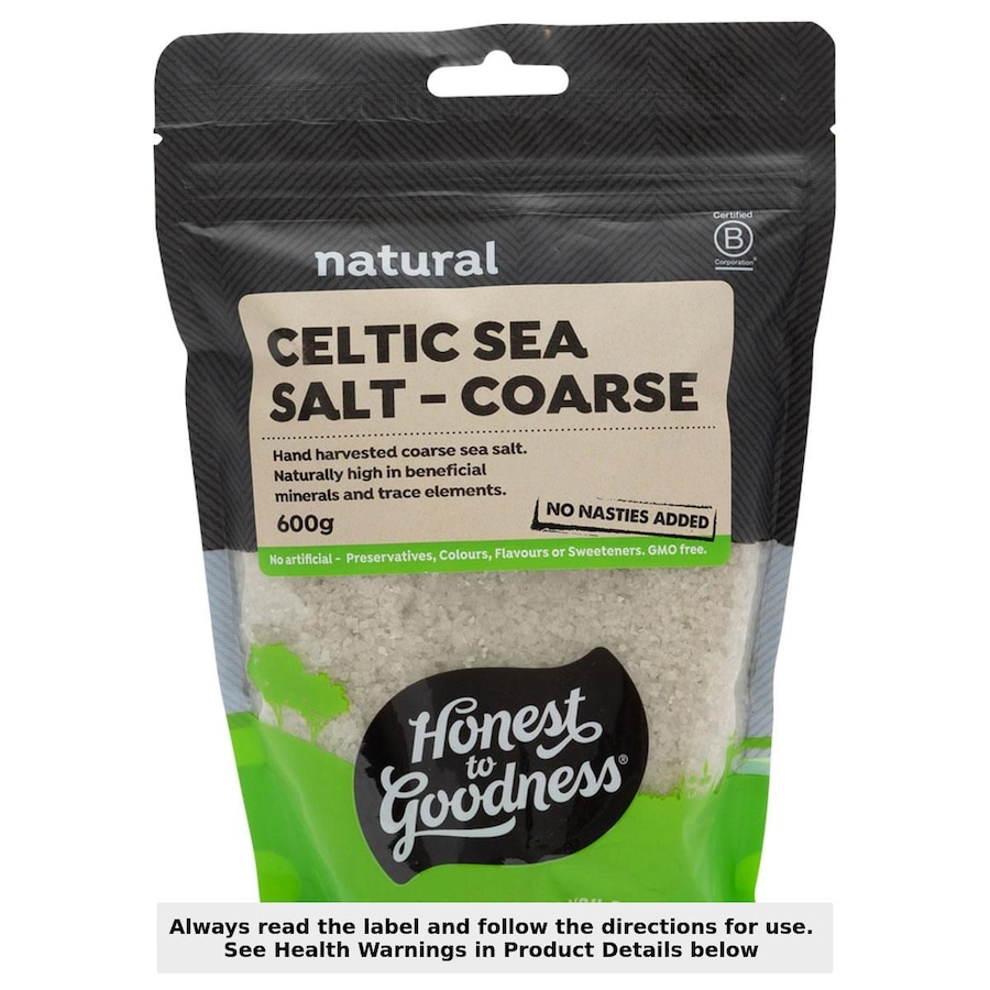 Honest to Goodness Celtic Sea Salt Coarse 600g