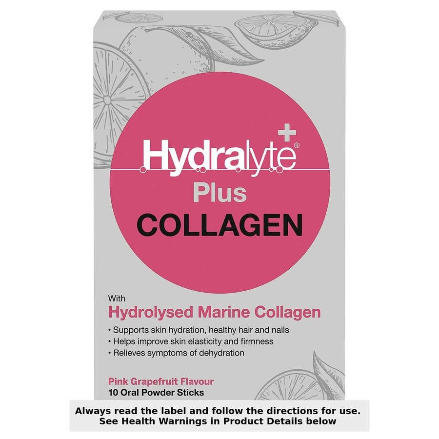 Hydralyte Plus Collagen Powder Sticks 10 Pack