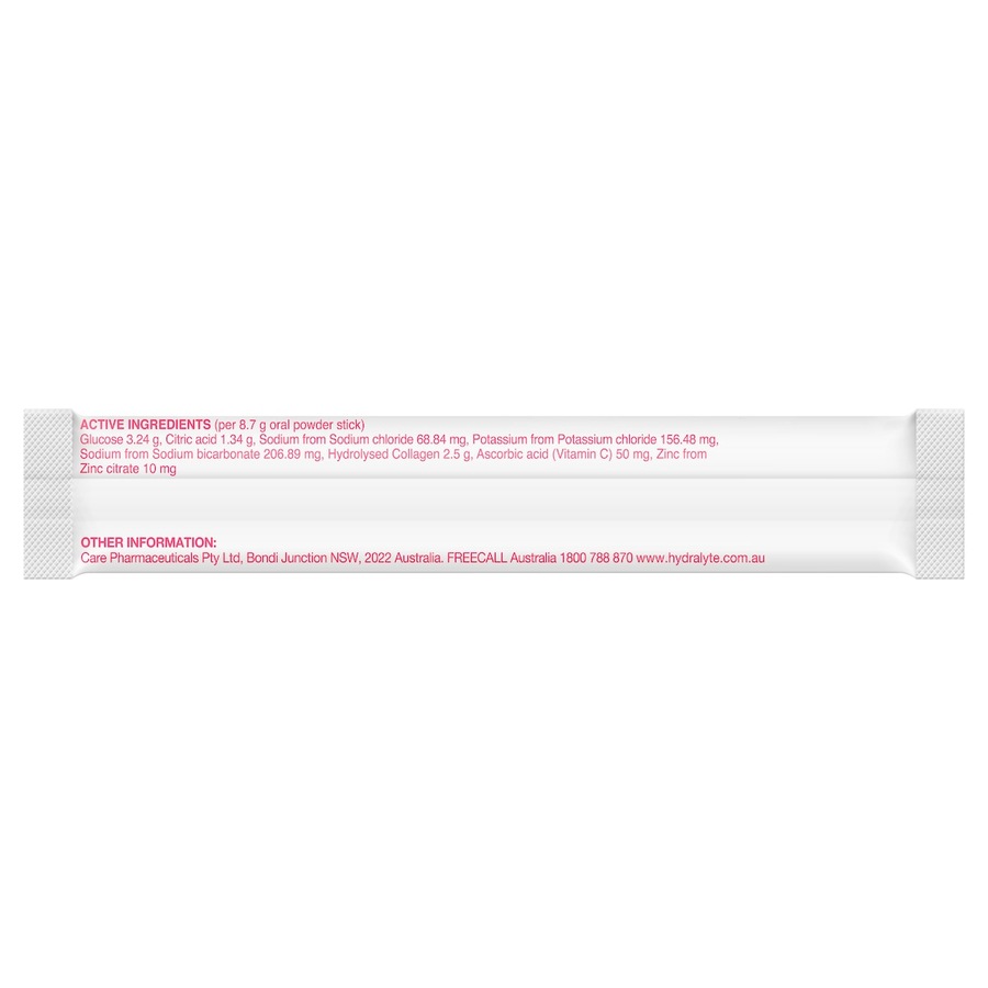 Hydralyte Plus Collagen Powder Sticks 10 Pack
