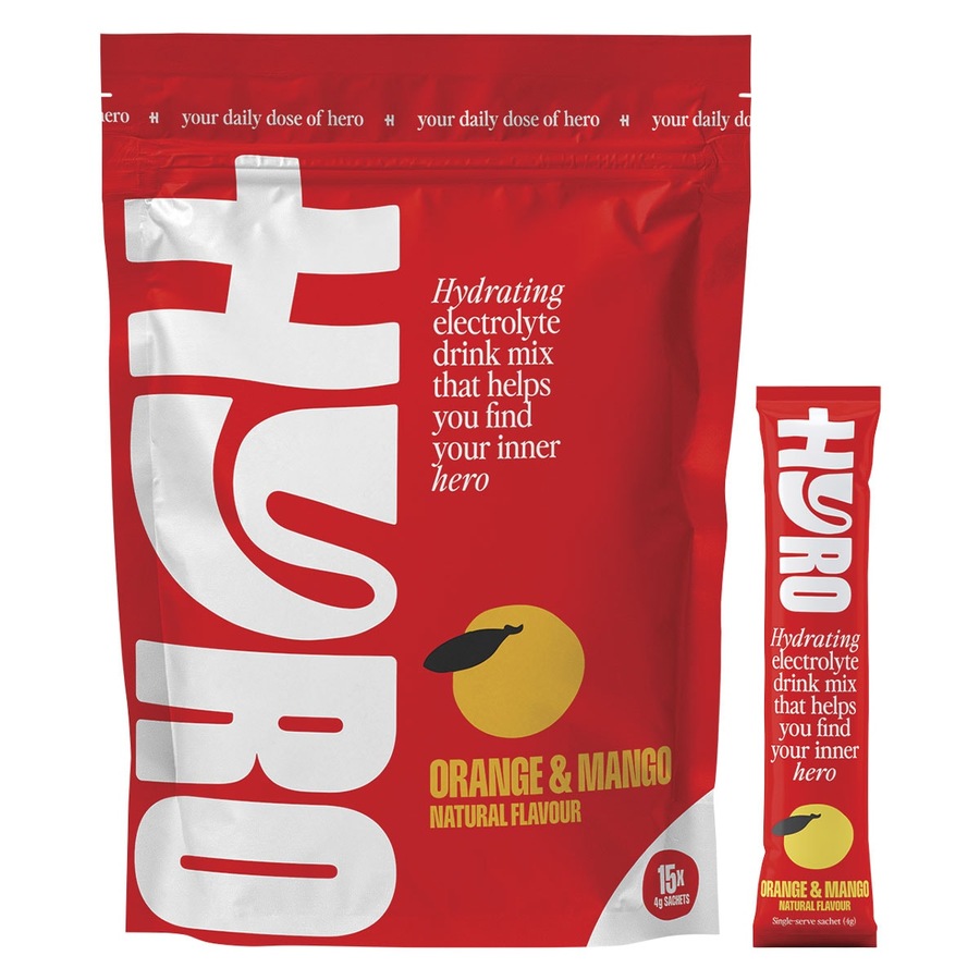 Hyro Sugar Free Electrolyte Powder Orange Mango 15 x 4g Sachets