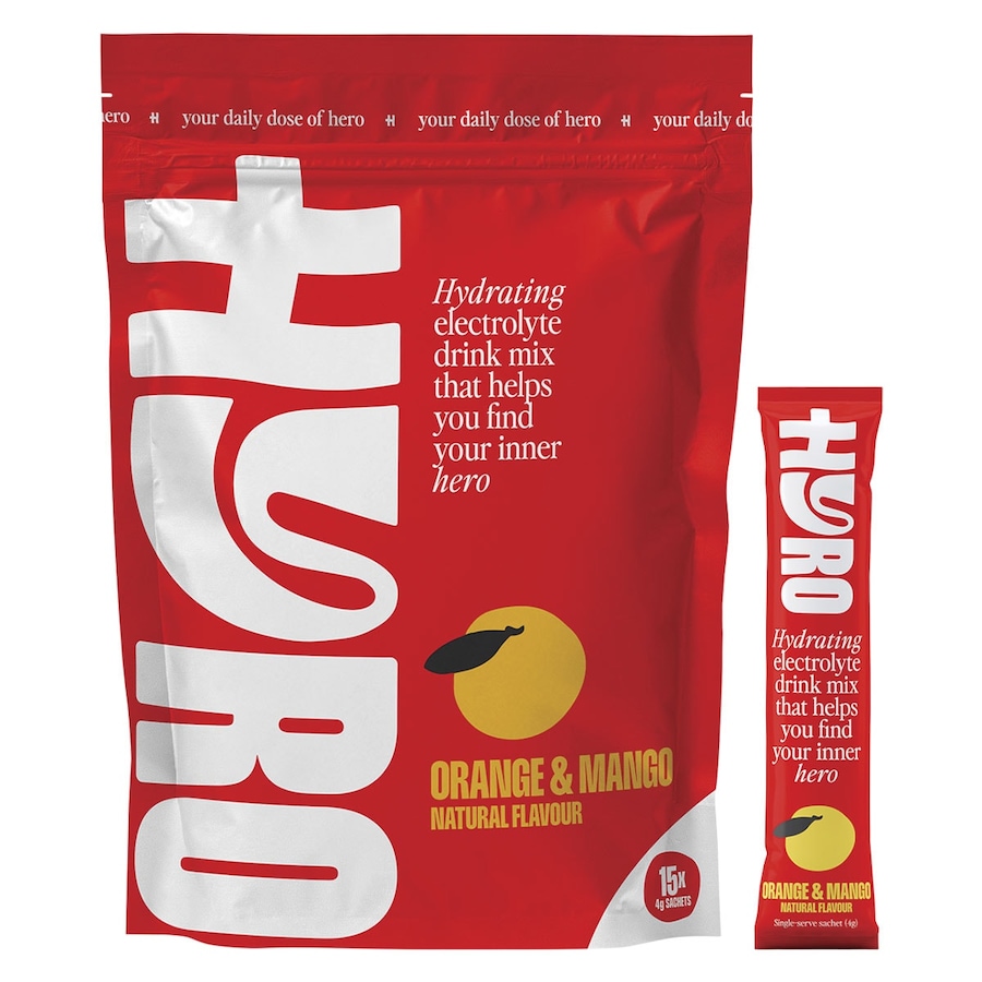 Hyro Sugar Free Electrolyte Powder Orange Mango 15 x 4g Sachets