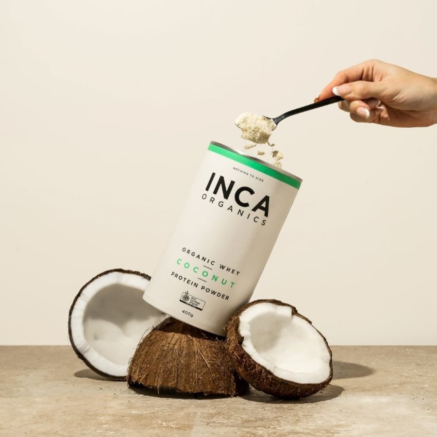 Buy Inca Organics Organic Whey Protein Powder Coconut 400g - Everyday ...