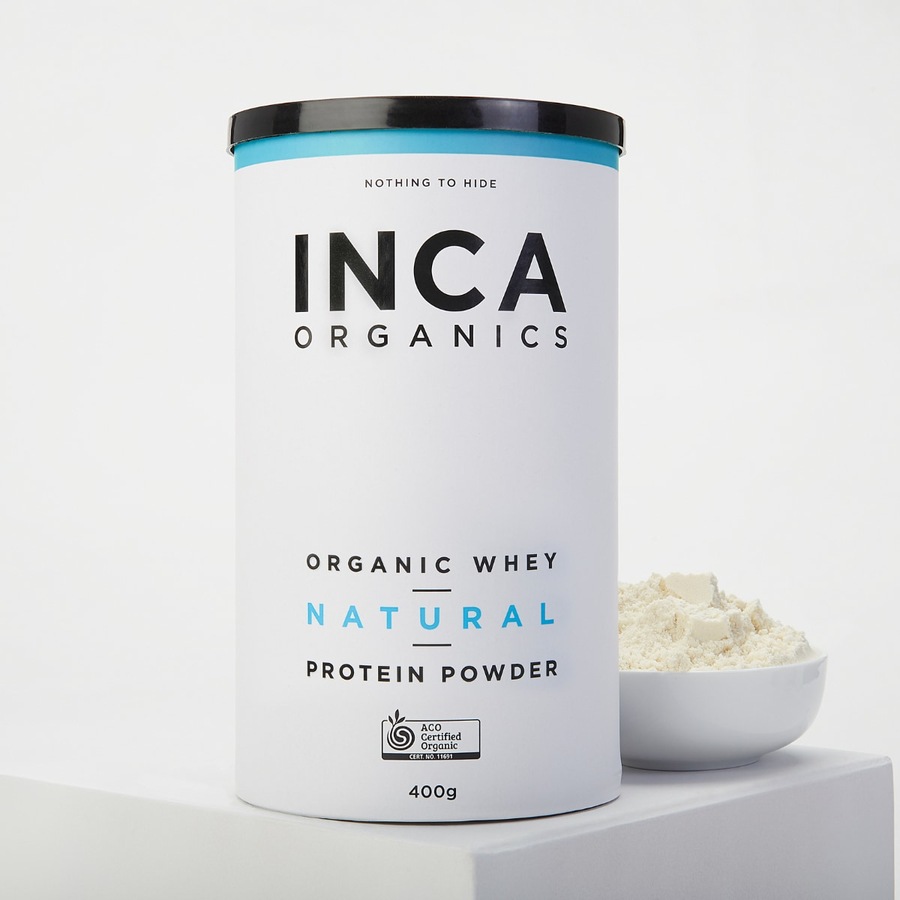 Inca Organics Organic Whey Protein Powder Natural 400g