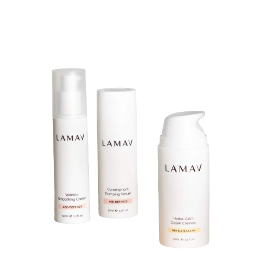 LAMAV Age Defence Organic Skincare Essentials 3 Pack