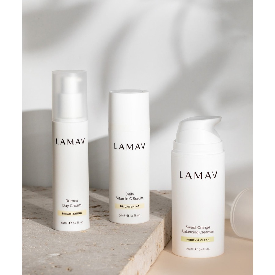LAMAV Organic Skincare Essentials Brightening 3 Pack