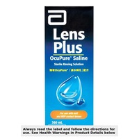 Lens Plus OcuPure Saline Sterile Rinsing Solution 360ml
