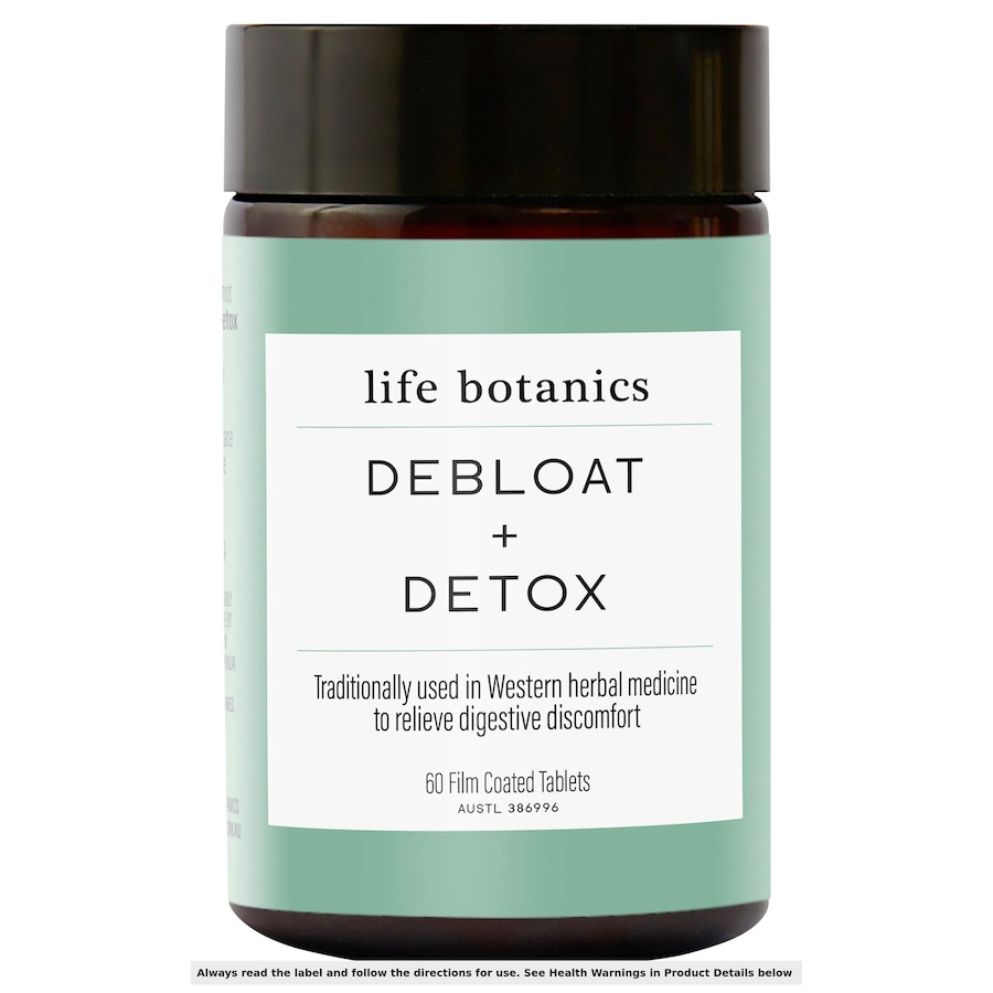 Life Botanics DeBloat and Detox 60 Tablets