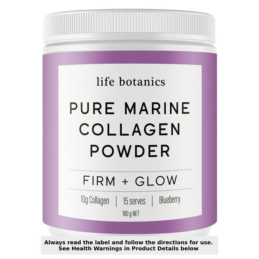 Life Botanics Marine Collagen Powder Blueberry 160g