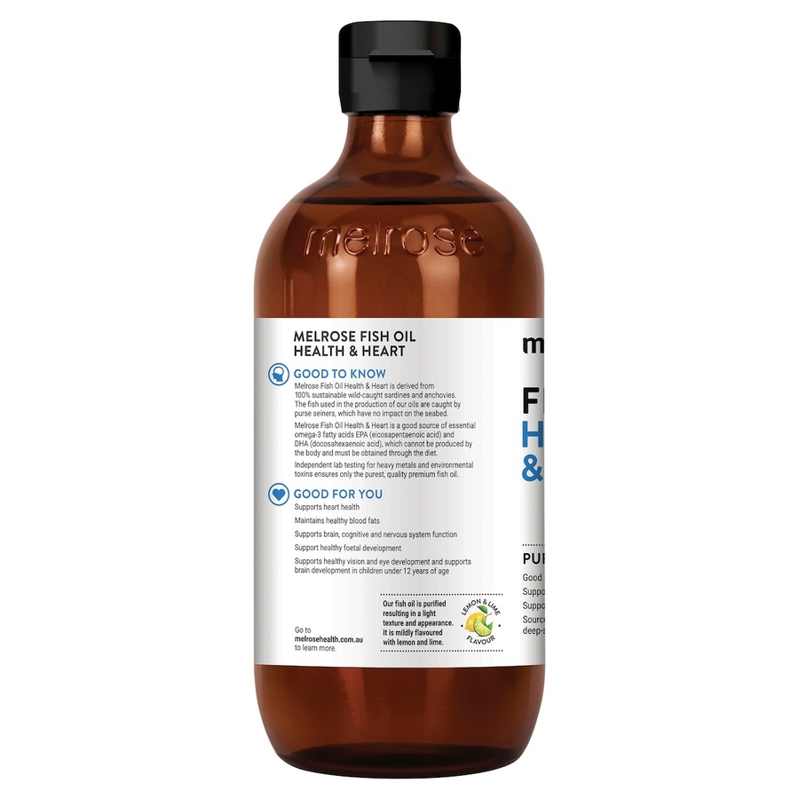Melrose Omega Fish Oil Health & Heart 500ml
