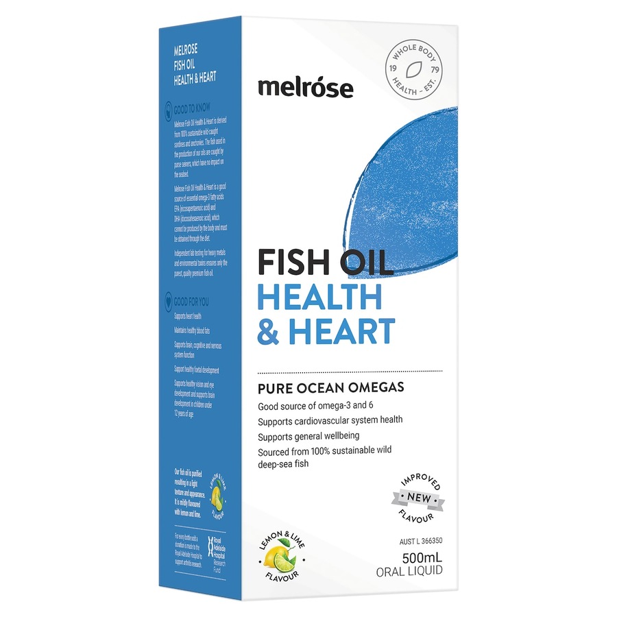 Melrose Omega Fish Oil Health & Heart 500ml