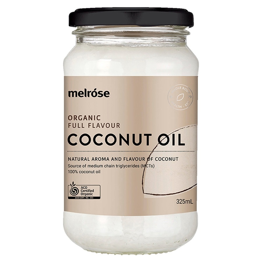 Melrose Organic Full Flavour Coconut Oil 325Ml