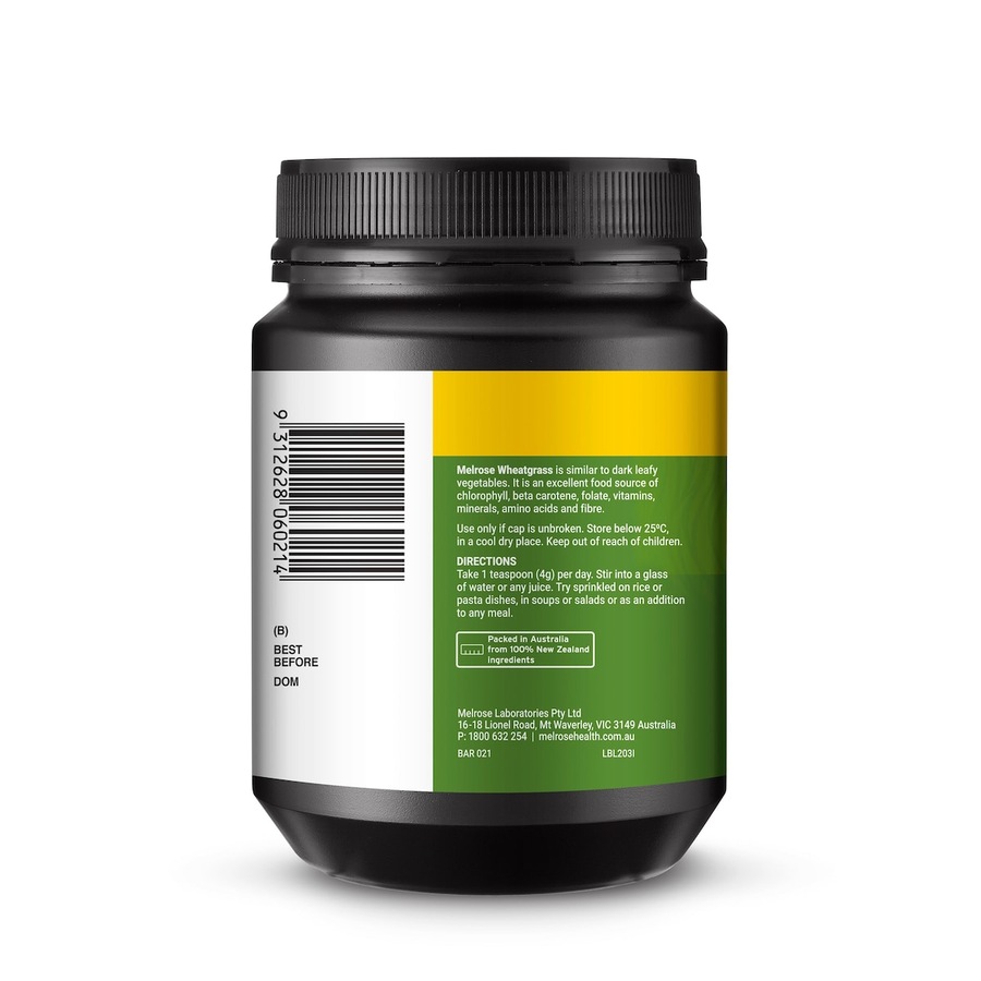 Melrose Organic Wheatgrass Powder 200g