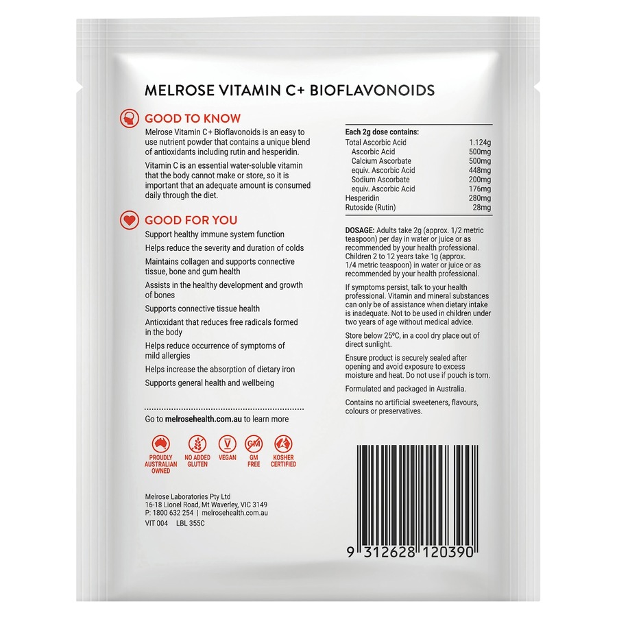 Melrose Vitamin C + Bioflavonoids 100g