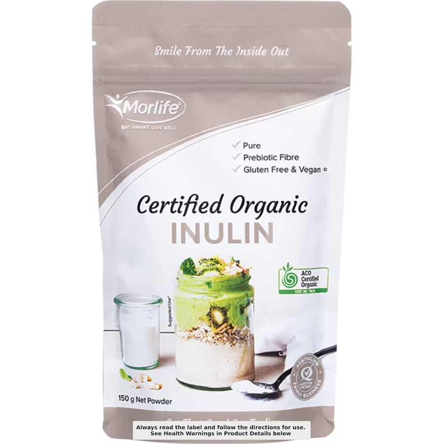 Morlife Certified Organic Inulin 150g