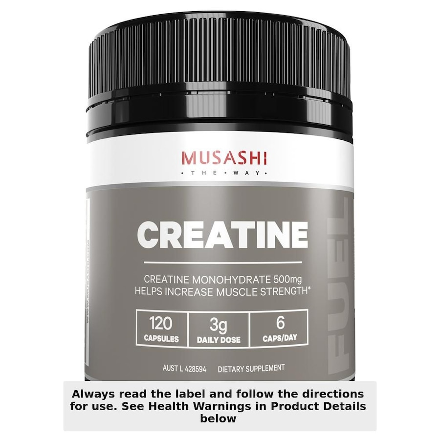 Musashi Creatine 120 Capsules